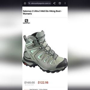 Solomon Women's Hiking Boots Size 12